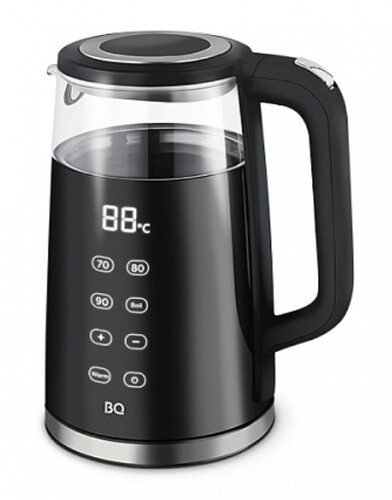 Купить Электрочайник BQ KT1705P черный  9072996. Характеристики, отзывы и цены в Донецке