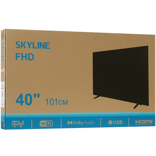 Купить 40" (101 см) Телевизор Skyline 40LST5970 черный  4889032. Характеристики, отзывы и цены в Донецке