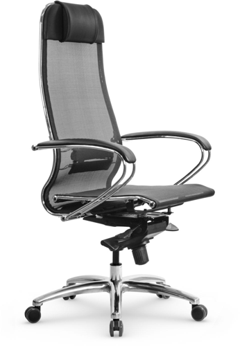 Купить Кресло офисное Метта Samurai T-1.04 MPES черный  9112422. Характеристики, отзывы и цены в Донецке