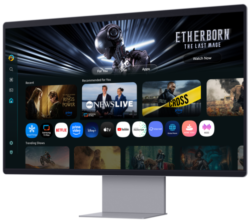 Купить 32" Смарт-монитор Samsung Smart M9 M90SF S32FM902SI серый  5629037. Характеристики, отзывы и цены в Донецке