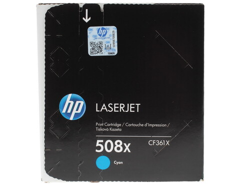 Купить Картридж лазерный HP 508X (CF361X) голубой  7940503. Характеристики, отзывы и цены в Донецке