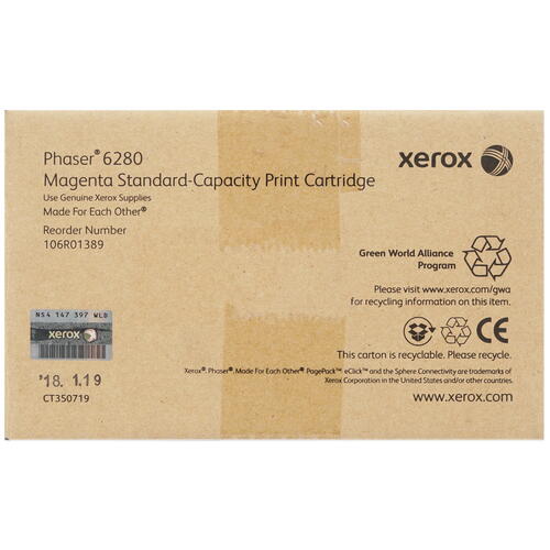 Купить Картридж лазерный Xerox 106R01389 пурпурный, с чипом  0186620. Характеристики, отзывы и цены в Донецке