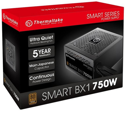 Купить Блок питания Thermaltake Smart BX1 750W [PS-SPD-0750NNSABE-1] черный  9329926. Характеристики, отзывы и цены в Донецке