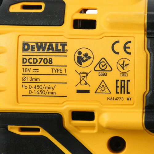 Купить Дрель-шуруповерт DeWalt DCD708N-XJ XR FLEXVOLТ 18/54V без ЗУ, без АКБ  5344671. Характеристики, отзывы и цены в Донецке