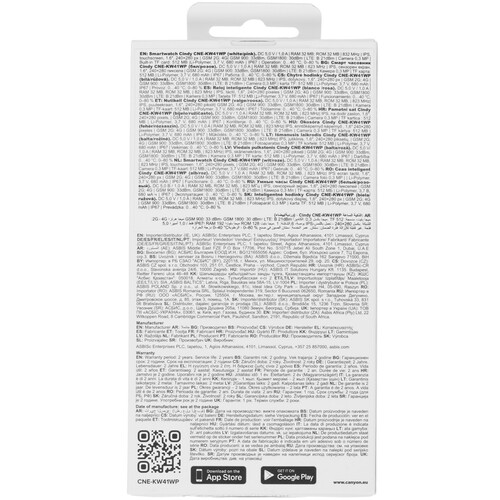 Купить Детские часы CANYON KW-41 белый  9134164. Характеристики, отзывы и цены в Донецке