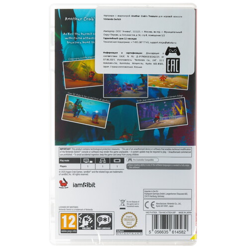Купить Игра Another Crab's Treasure (Switch)  5642521. Характеристики, отзывы и цены в Донецке
