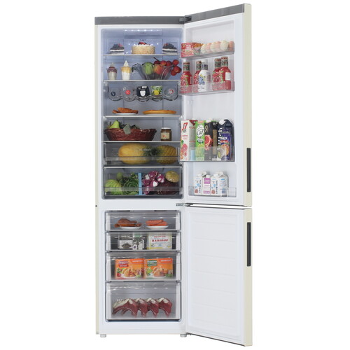 Купить Холодильник с морозильником   Haier C2F637CCGU1 бежевый  5463905. Характеристики, отзывы и цены в Донецке