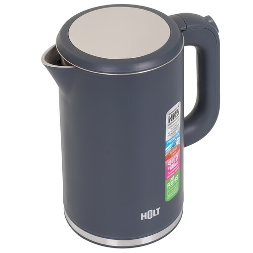 Купить Электрочайник Holt HT-KT-020 серый  9283441. Характеристики, отзывы и цены в Донецке