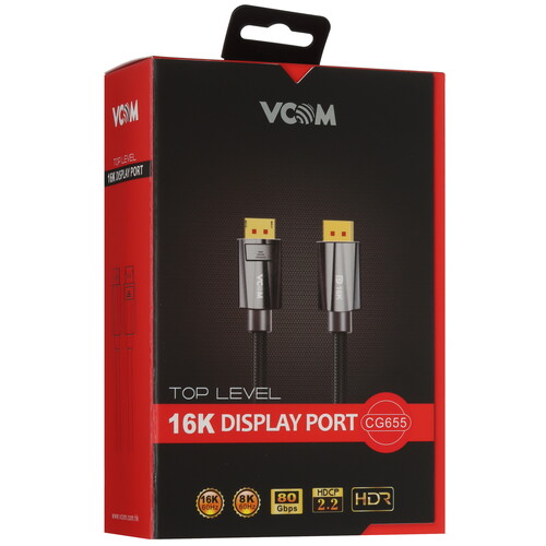 Купить Кабель  VCOM DisplayPort - DisplayPort, 3 м  5471696. Характеристики, отзывы и цены в Донецке