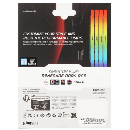 Купить Оперативная память Kingston FURY Renegade RGB [KF436C16RB12AK2/32] 32 ГБ  9100113. Характеристики, отзывы и цены в Донецке