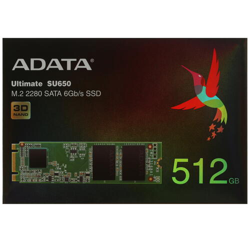 Купить 512 ГБ M.2 SATA накопитель ADATA Ultimate SU650 [ASU650NS38-512GT-C]  5358677. Характеристики, отзывы и цены в Донецке
