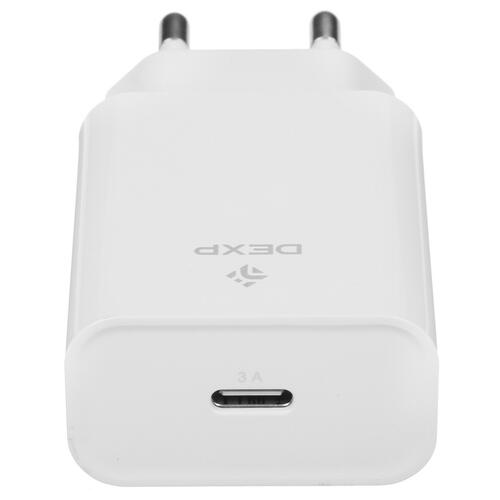 Купить Сетевое зарядное устройство DEXP IET25CD белый  5402370. Характеристики, отзывы и цены в Донецке