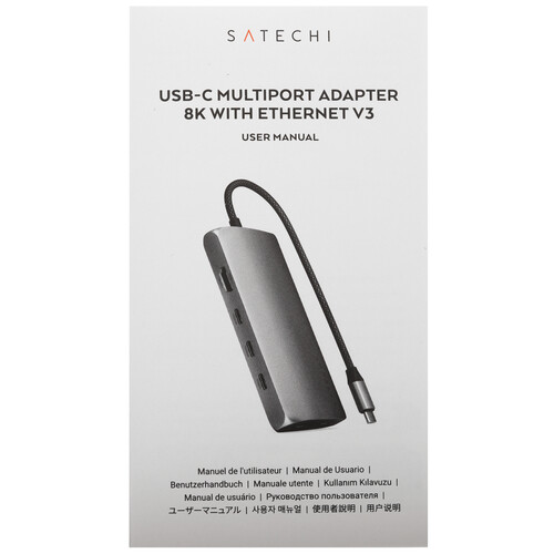 Купить Док-станция Satechi USB-C Multiport Adapter 8K  5470207. Характеристики, отзывы и цены в Донецке