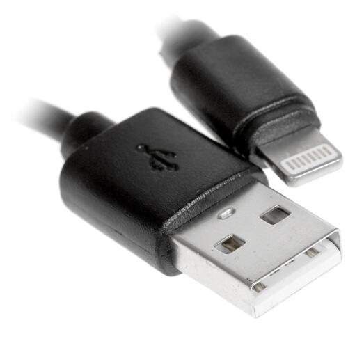Купить Кабель круглый FinePower Lightning 8-pin - USB 2.0 Type-A черный 1 м  1369899. Характеристики, отзывы и цены в Донецке