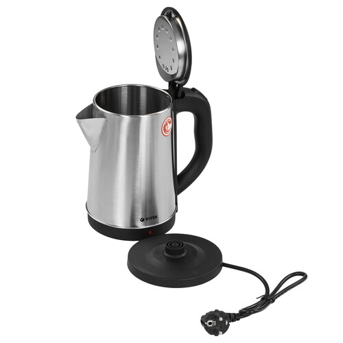 Купить Электрочайник Vitek VT-1150 серый  1904564. Характеристики, отзывы и цены в Донецке