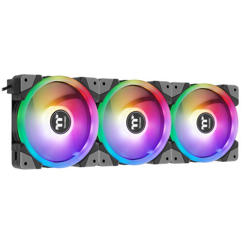 Купить Комплект вентиляторов Thermaltake SWAFAN EX12 RGB 3 Pack [CL-F143-PL12SW-A]  5098999. Характеристики, отзывы и цены в Донецке
