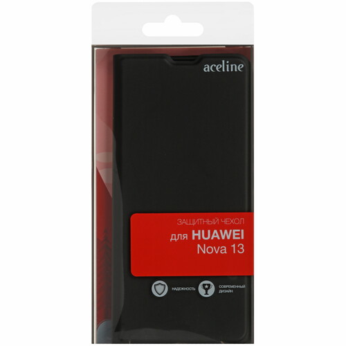 Купить Чехол-книжка  Aceline Kors для HUAWEI nova 13 черный  5487858. Характеристики, отзывы и цены в Донецке