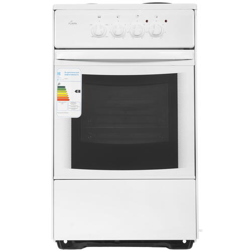 Купить Электрическая плита FLAMA AE 1304 W белый  5355368. Характеристики, отзывы и цены в Донецке