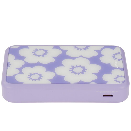 Купить Портативный аккумулятор Solove W21 Flower фиолетовый  5479950. Характеристики, отзывы и цены в Донецке