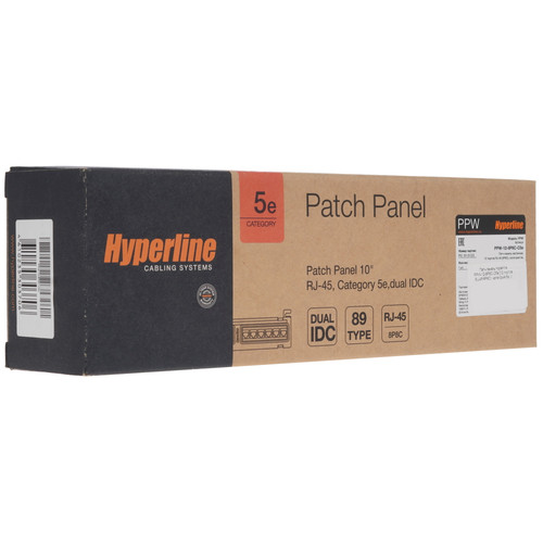 Купить Патч-панель Hyperline PPW-12-8P8C-C5e  5480854. Характеристики, отзывы и цены в Донецке