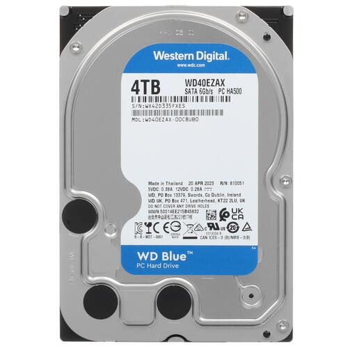 Купить 4 ТБ Жесткий диск WD Blue [WD40EZAX]  5422517. Характеристики, отзывы и цены в Донецке