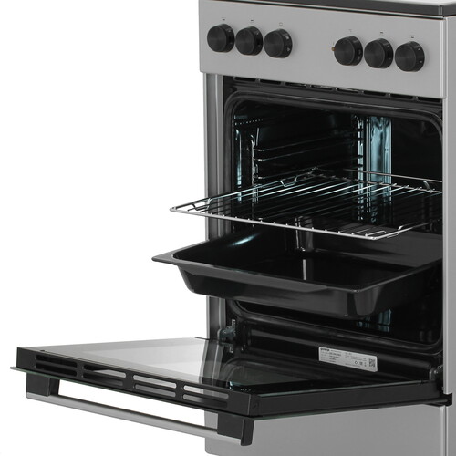 Купить Электрическая плита Gorenje GEC5A20SG серебристый  9291479. Характеристики, отзывы и цены в Донецке