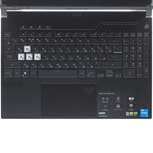 Купить 15.6" Ноутбук ASUS TUF Gaming F15 FX507ZC4-HN009 серый  5436230. Характеристики, отзывы и цены в Донецке