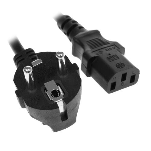Купить Кабель питания Cablexpert IEC 320 C13 - CEE 7/7  1281382. Характеристики, отзывы и цены в Донецке