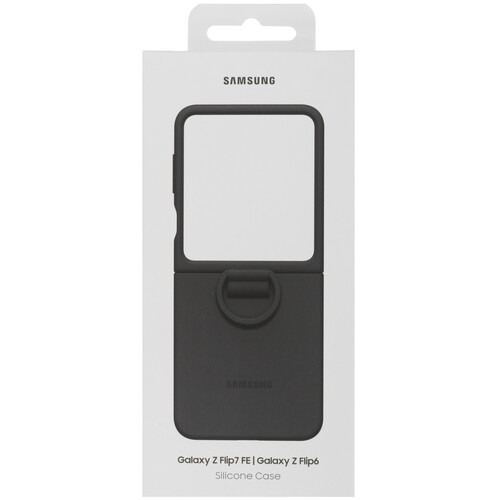 Купить Накладка  Samsung Silicone Case для Samsung Galaxy Z Flip6/ Z Flip7 FE черный  5642077. Характеристики, отзывы и цены в Донецке