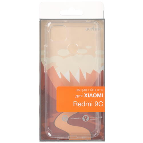 Купить Накладка  Aceline Silicone для Xiaomi Redmi 9C прозрачный  1693978. Характеристики, отзывы и цены в Донецке