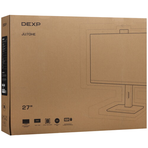 Купить 27" Моноблок DEXP Jupiter JU70HE  9191293. Характеристики, отзывы и цены в Донецке