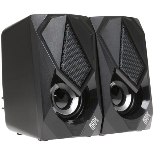 Купить Колонки Qumo Mask AS004 черный  1655245. Характеристики, отзывы и цены в Донецке