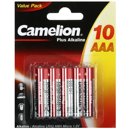 Купить Батарейка Camelion LR03-BP10 AAA (LR03/FR03)  9117701. Характеристики, отзывы и цены в Донецке
