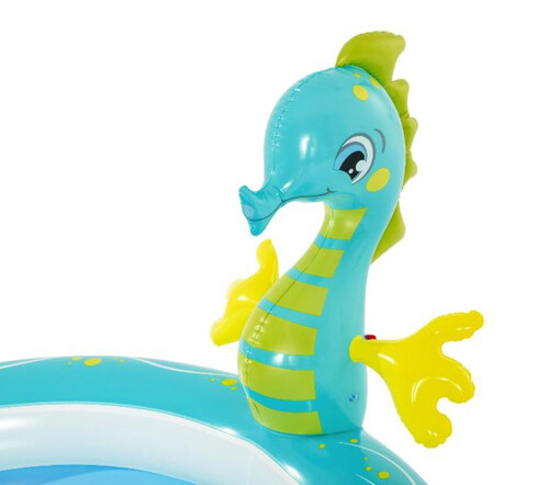 Купить Бассейн надувной Seahorse, 188 x 160 x 86 см, с распылителем, 53114 Bestway  5464784. Характеристики, отзывы и цены в Донецке