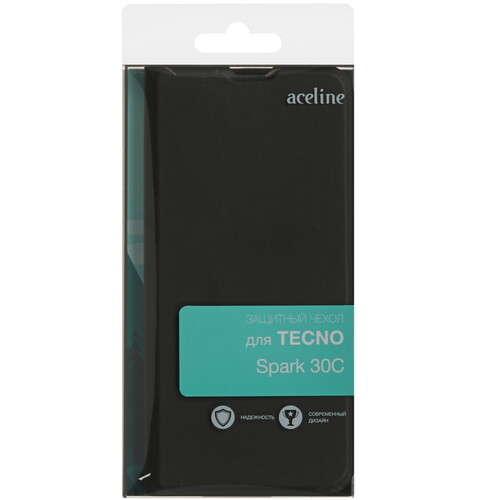 Купить Чехол-книжка  Aceline Kors для Tecno SPARK 30C черный  9155846. Характеристики, отзывы и цены в Донецке