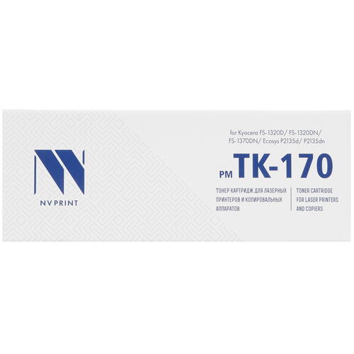 Купить Картридж лазерный NV Print TK-170 черный  7985165. Характеристики, отзывы и цены в Донецке