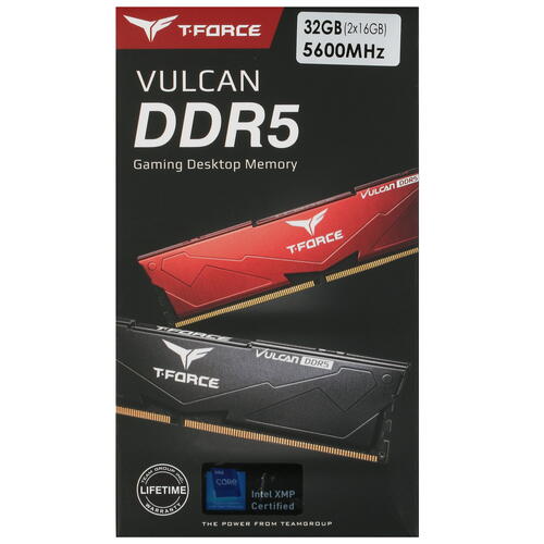 Купить Оперативная память Team Group T-Force Vulcan [FLBD532G5600HC36BDC01] 32 ГБ  5422180. Характеристики, отзывы и цены в Донецке