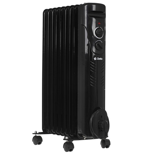 Купить Масляный обогреватель DELTA D10-9 черный  9297594. Характеристики, отзывы и цены в Донецке