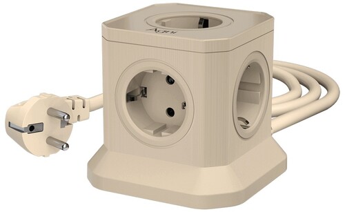 Купить Сетевой фильтр AGNI TP-VE4U5E бежевый  9289247. Характеристики, отзывы и цены в Донецке