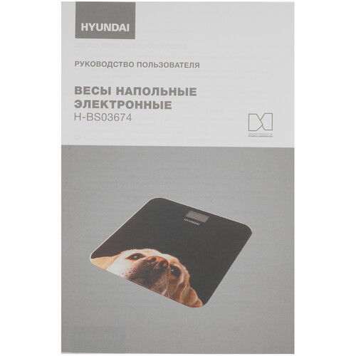 Купить Весы Hyundai H-BS03674 черный  9211796. Характеристики, отзывы и цены в Донецке