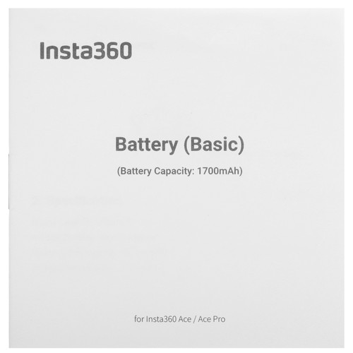 Купить Аккумулятор Insta360 Ace Pro & Insta360 Ace Power Accessories  5482916. Характеристики, отзывы и цены в Донецке