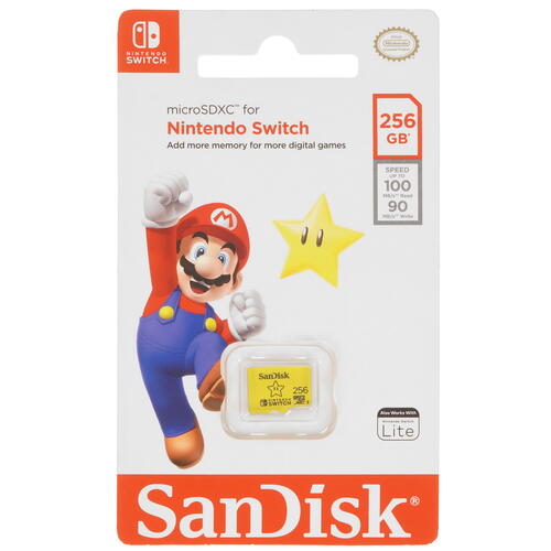 Купить Карта памяти SanDisk for Nintendo Switch microSDXC 256 ГБ [SDSQXAO-256G-GN3ZN]  5465391. Характеристики, отзывы и цены в Донецке
