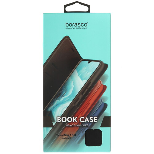 Купить Чехол-книжка  BoraSCO для Tecno POVA 7 Neo черный  5634860. Характеристики, отзывы и цены в Донецке