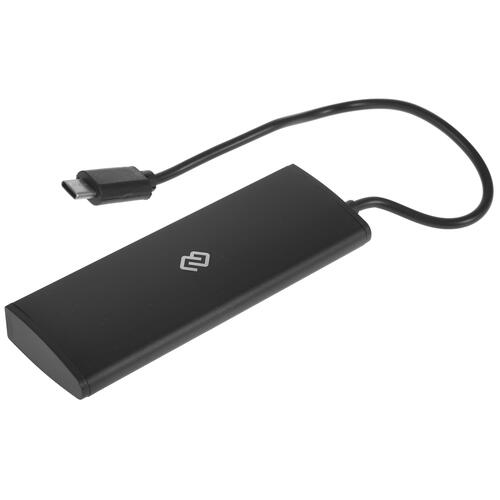 Купить USB-разветвитель Digma HUB-4U2.0-UC-B  8130645. Характеристики, отзывы и цены в Донецке