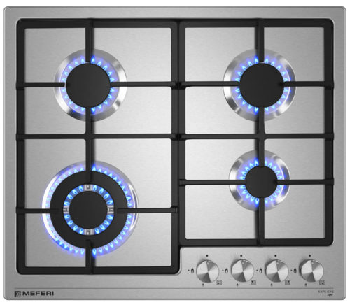 Купить Газовая варочная поверхность Meferi MGH604IX LIGHT  9168783. Характеристики, отзывы и цены в Донецке