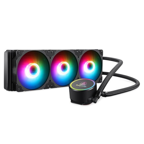 Купить Система охлаждения Segotep BeCool 360S RGB черная  5615188. Характеристики, отзывы и цены в Донецке