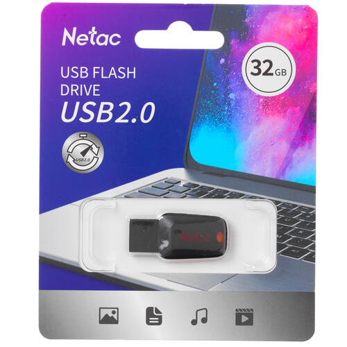 Купить Память USB Flash 32 ГБ Netac U197 [NT03U197N-032G-20BK]  4869746. Характеристики, отзывы и цены в Донецке