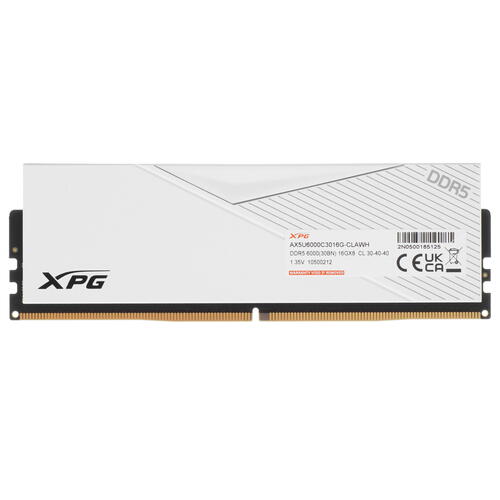 Купить Оперативная память ADATA XPG Lancer [AX5U6000C3016G-CLAWH] 16 ГБ  5096540. Характеристики, отзывы и цены в Донецке