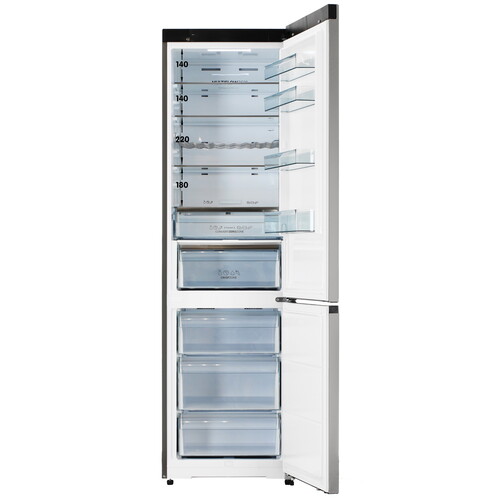 Купить Холодильник с морозильником   Gorenje NRB620E61X4WFE серебристый  5621257. Характеристики, отзывы и цены в Донецке