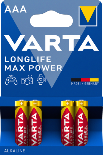 Купить Батарейка Varta Longlife Power Max AAA (LR03/FR03)  5334308. Характеристики, отзывы и цены в Донецке